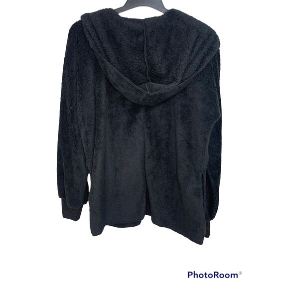 Forgotten Grace Plush Cardigan Black Size Medium‎ NWT - Picture 2 of 4